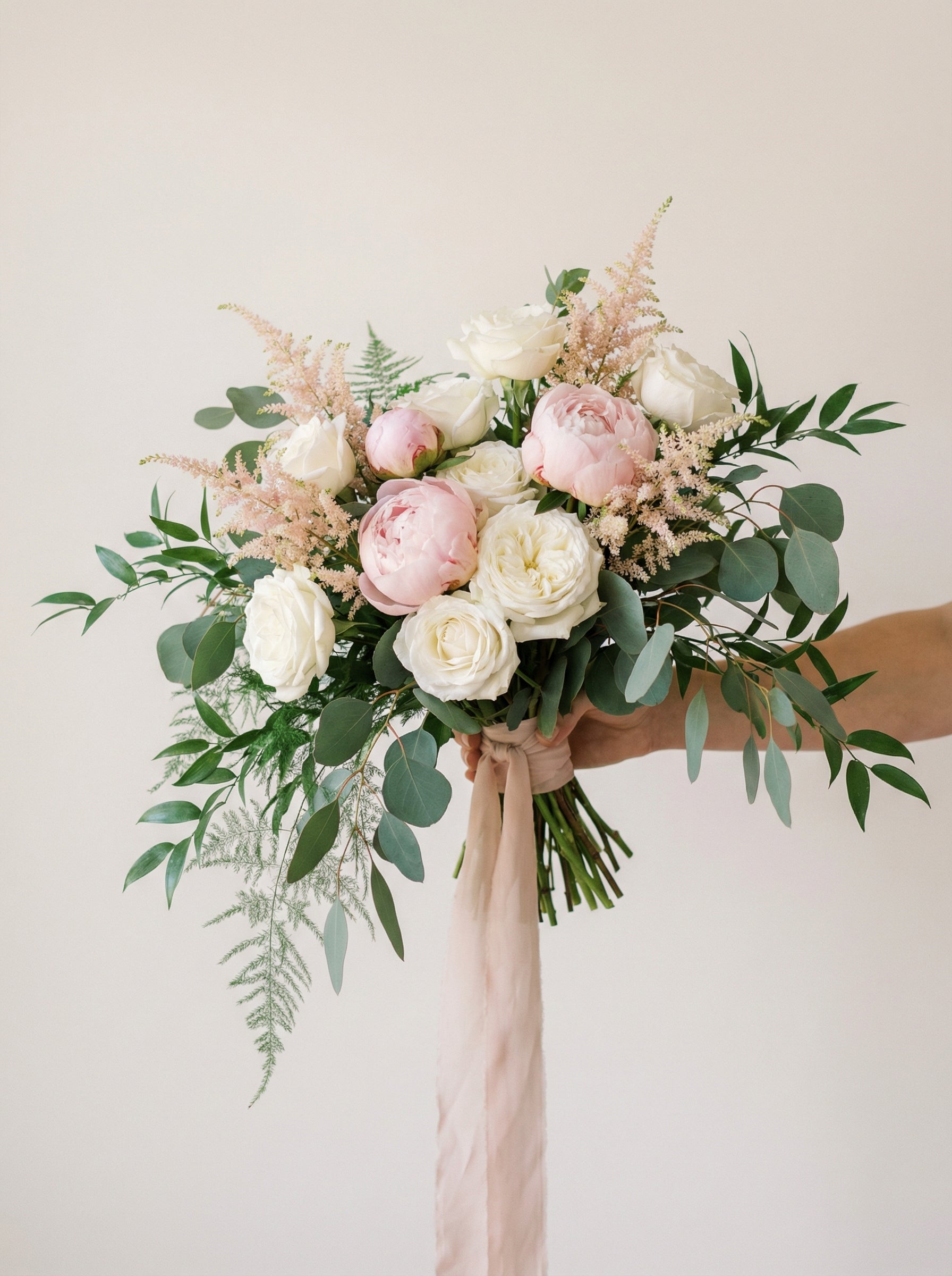 Blush Wedding Cascade