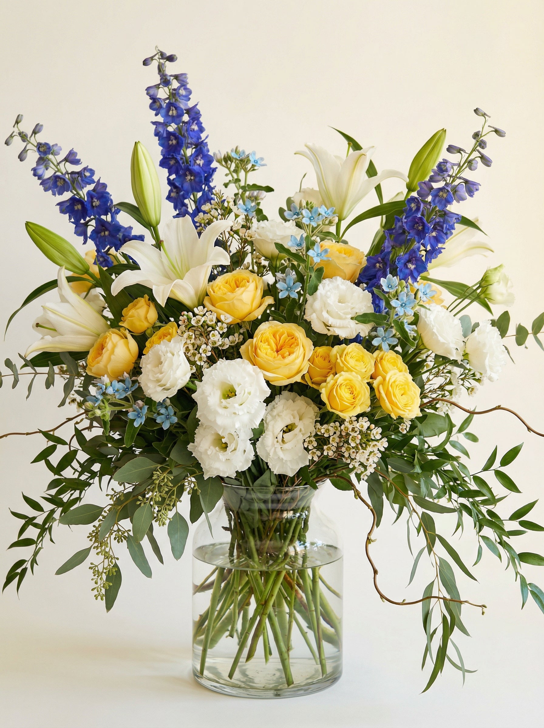 Azure & Gold Grandeur