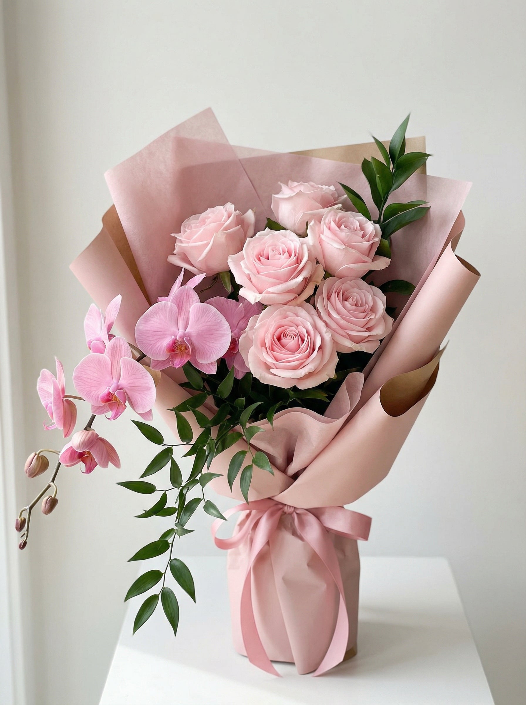 Blush Phalaenopsis Cascade