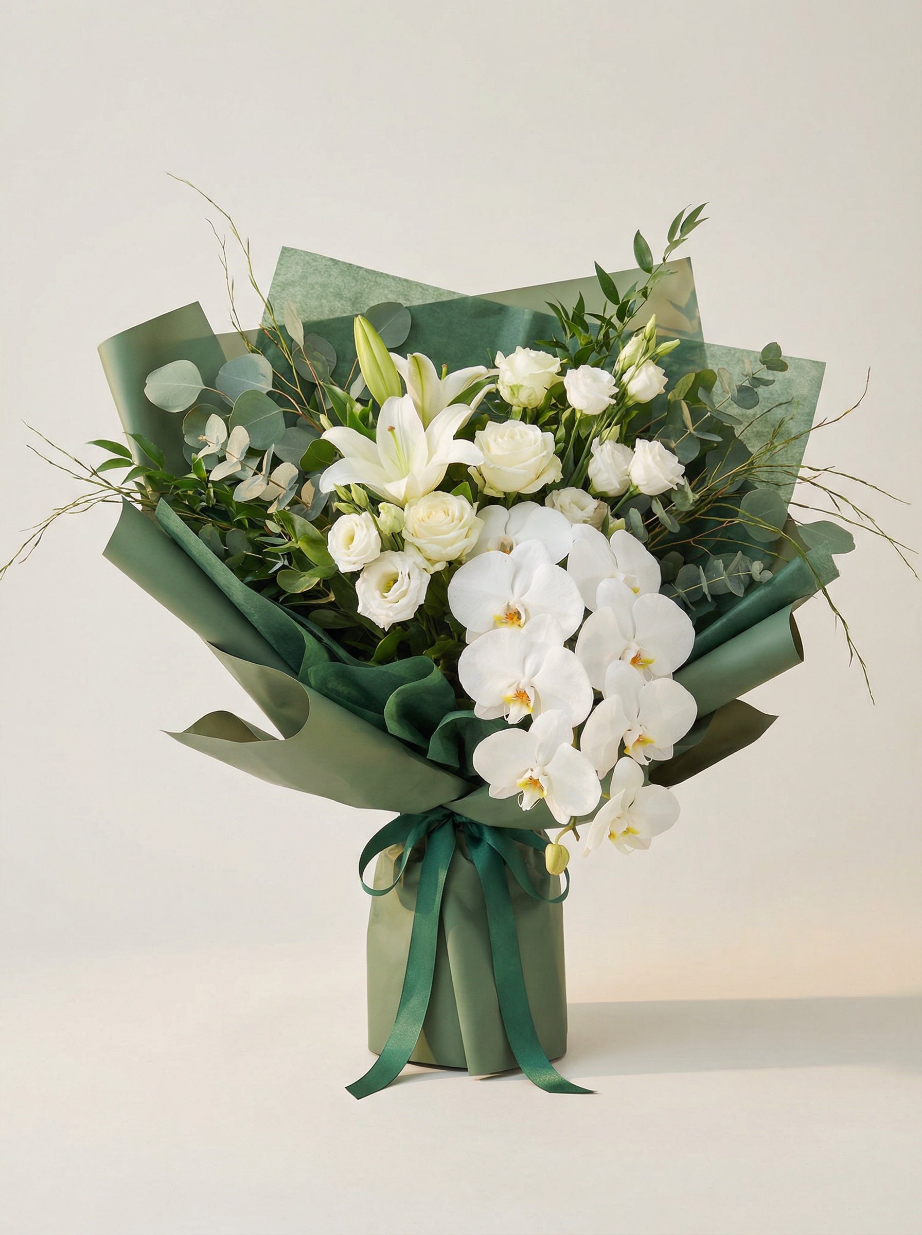 Emerald Orchid Elegance