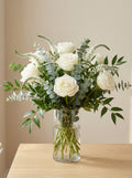 White Rose & Spirea Elegance