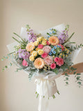 Whimsical Pastel Meadow