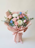 Blush & Azure Garden Posy