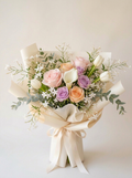 Pastel White Lily & Tulip Glow Petite