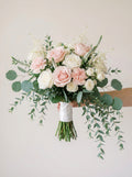 Civil Bridal Bouquet - White & Blush