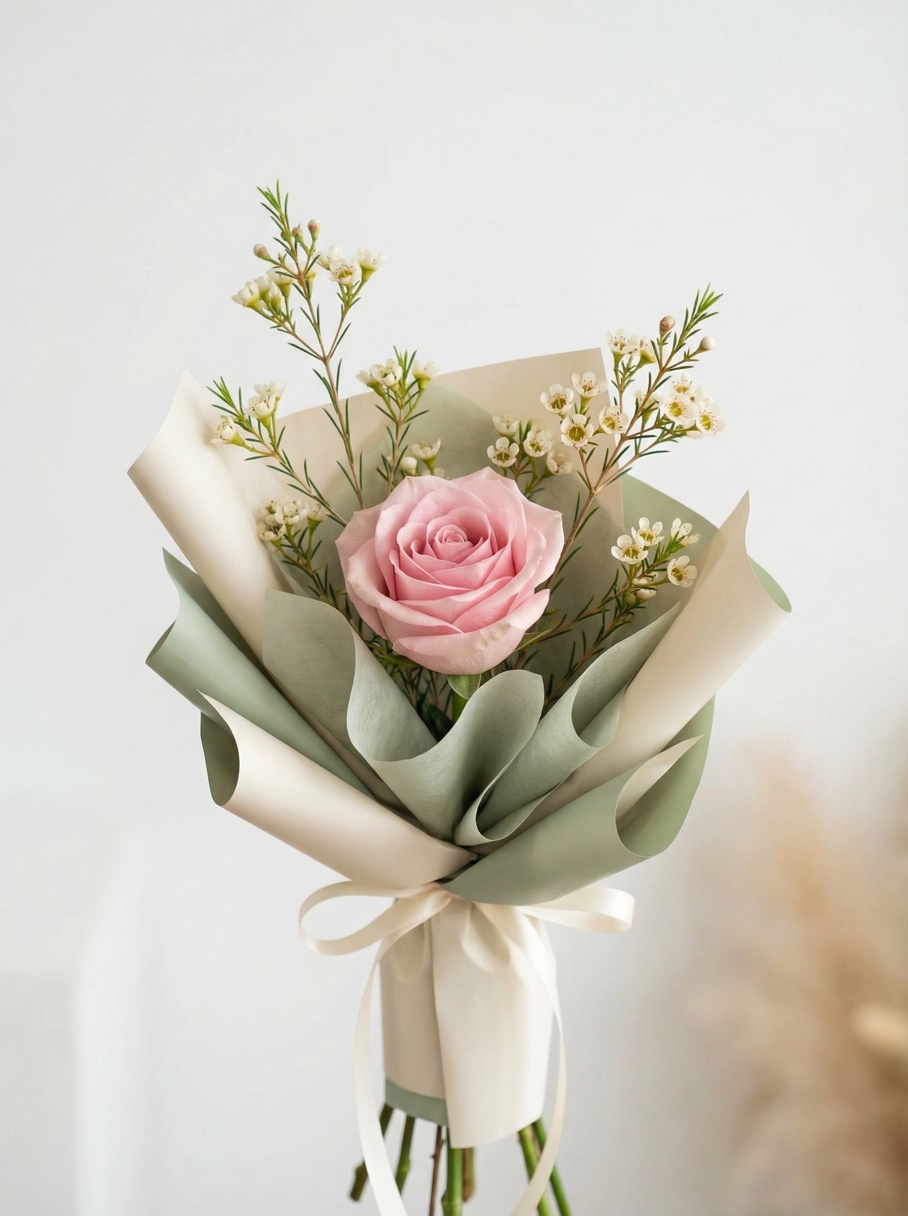 Soft Start - Blush Pink Flower Bouquet Singapore