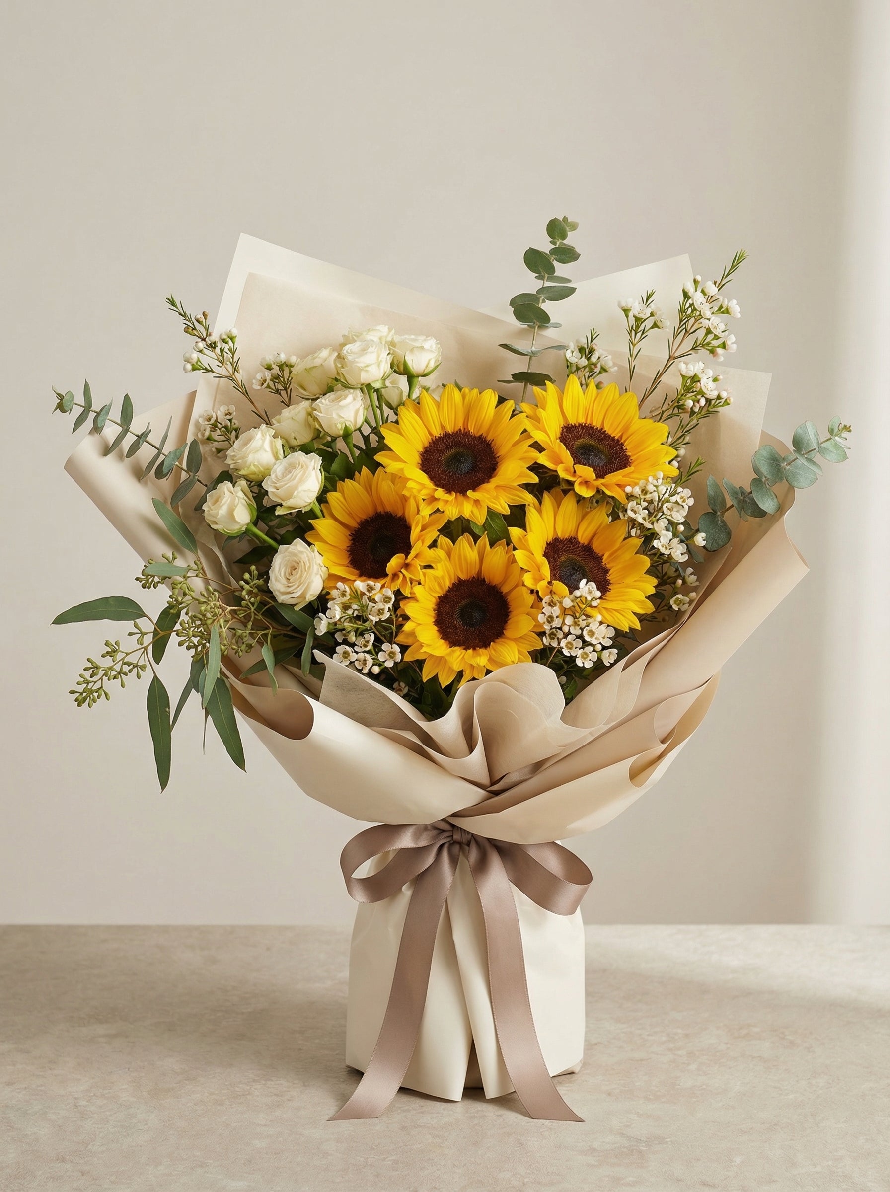 Signature Sunflower Bouquet Singapore - Premium Edition
