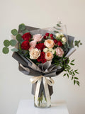 Signature Red & Blush Rose Bouquet Singapore