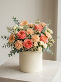 Classic Coral & Peach Bloom Box