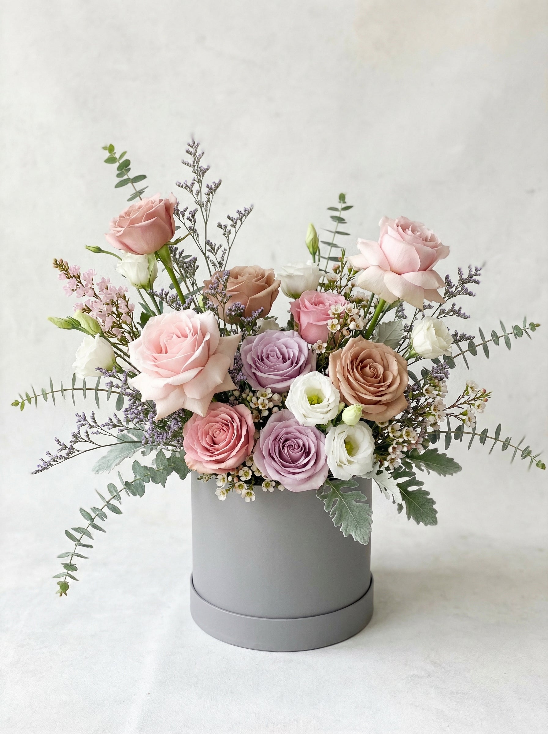 Signature Rose & Lavender Bloom Box Singapore