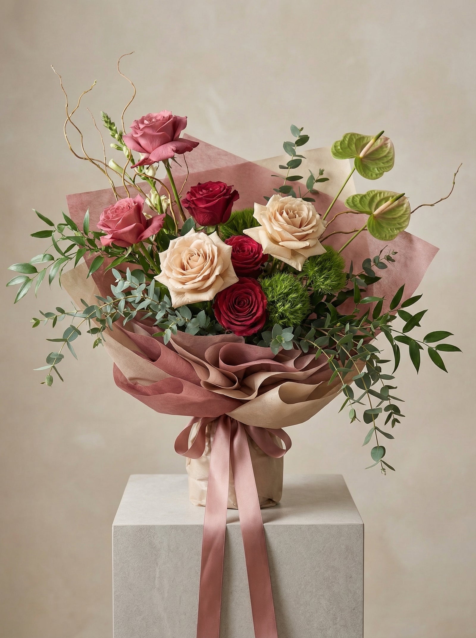 Editorial Rose Bouquet - Rose Bouquet Singapore