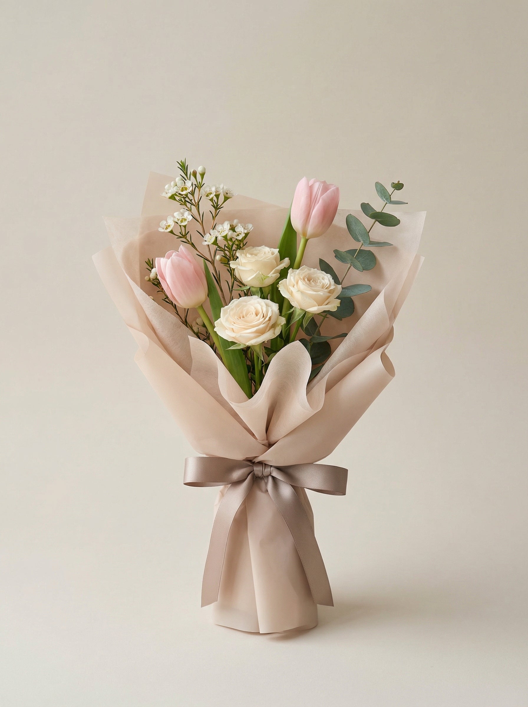 Easy Soft Blush Tulip Bouquet
