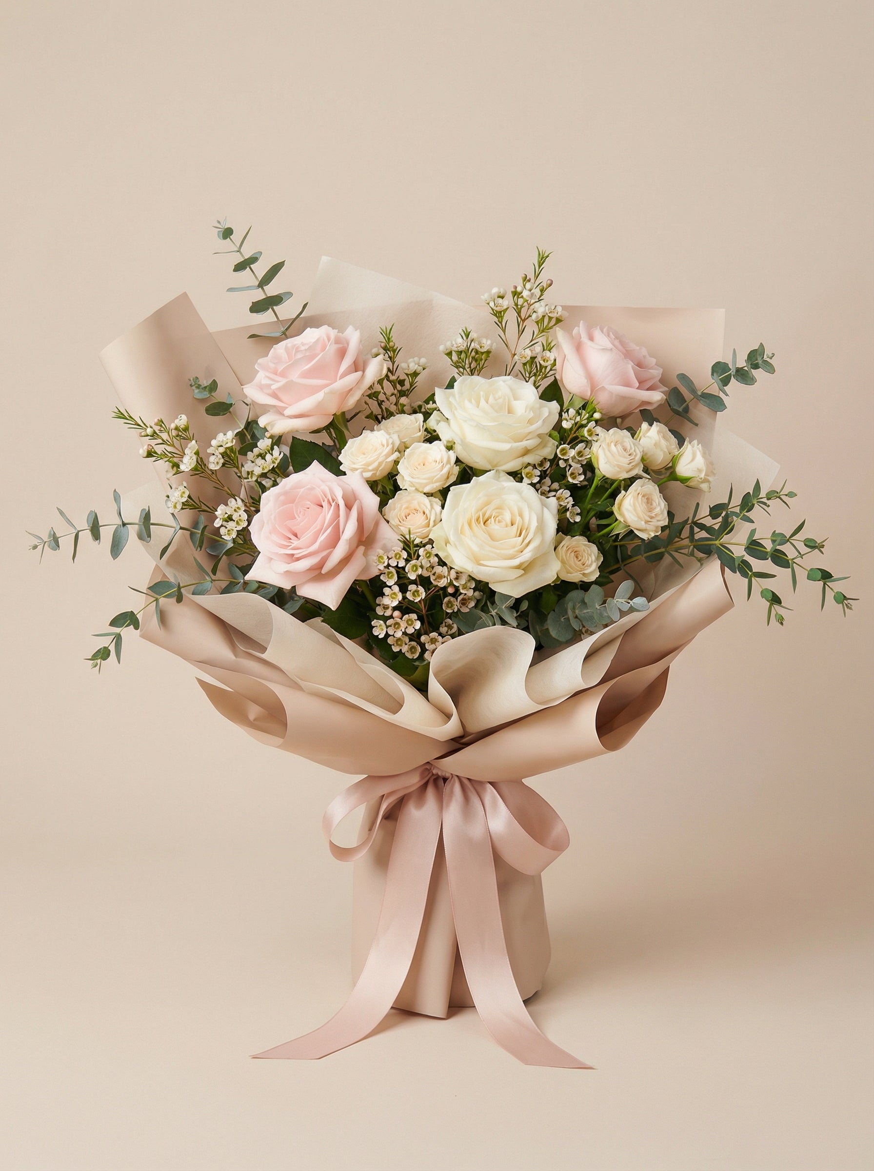 Grand Soft Blush Rose Bouquet