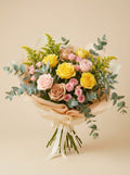 Luxe Cheerful Mixed Rose Graduation Bouquet