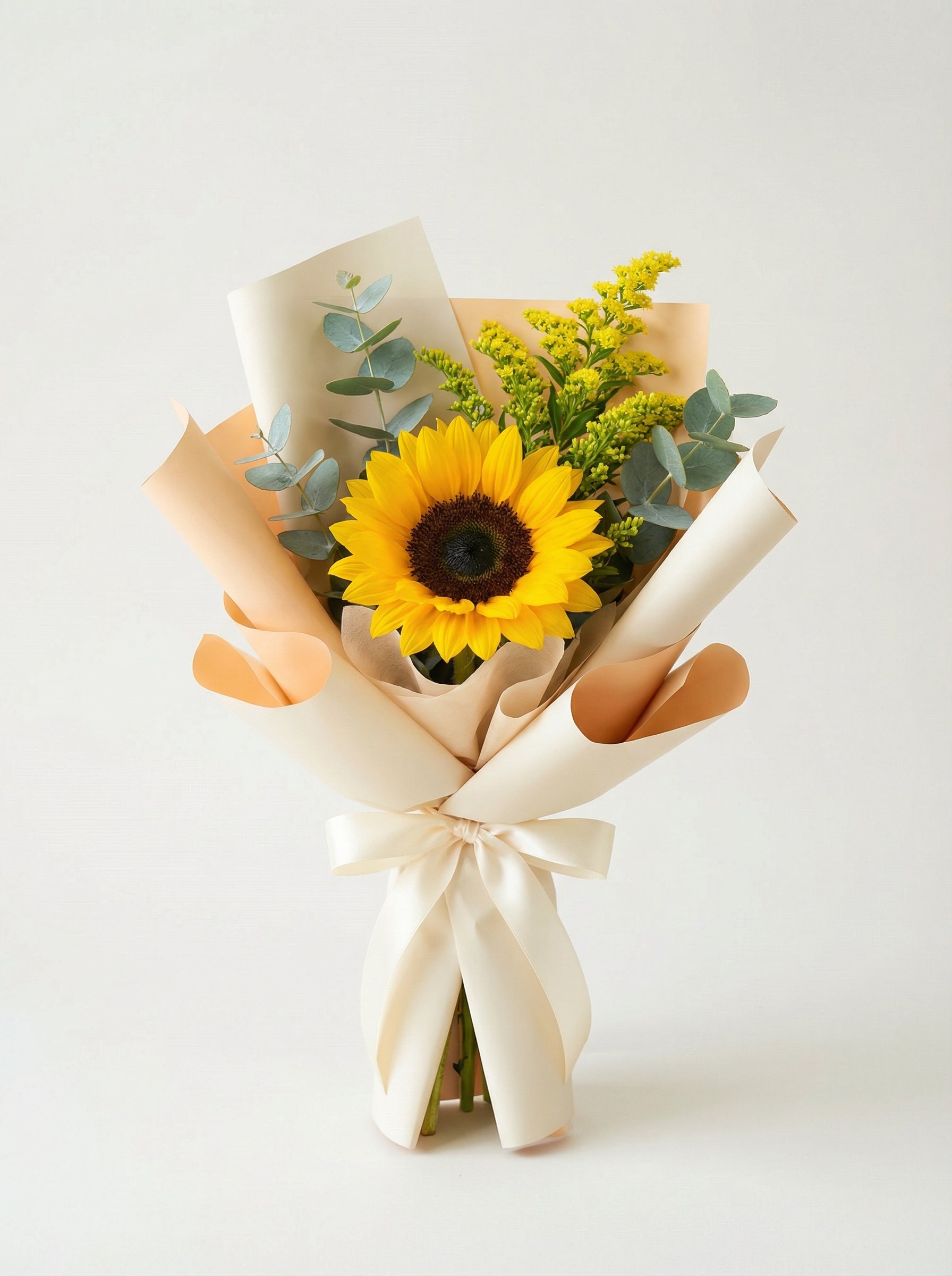 Easy Cheerful Mixed Sunflower Graduation Bouquet