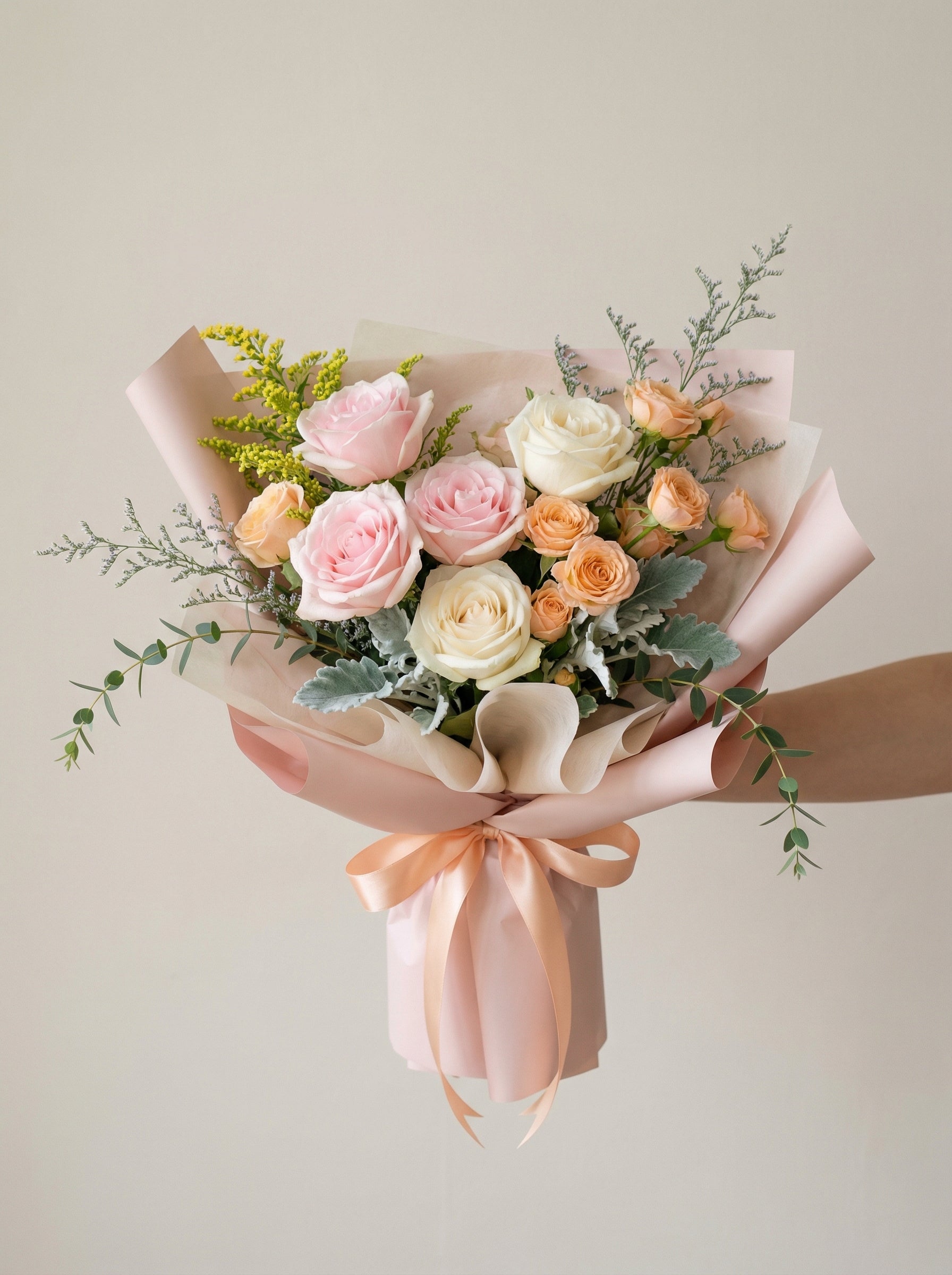 Full Congratulatory Rose Graduation Bouquet