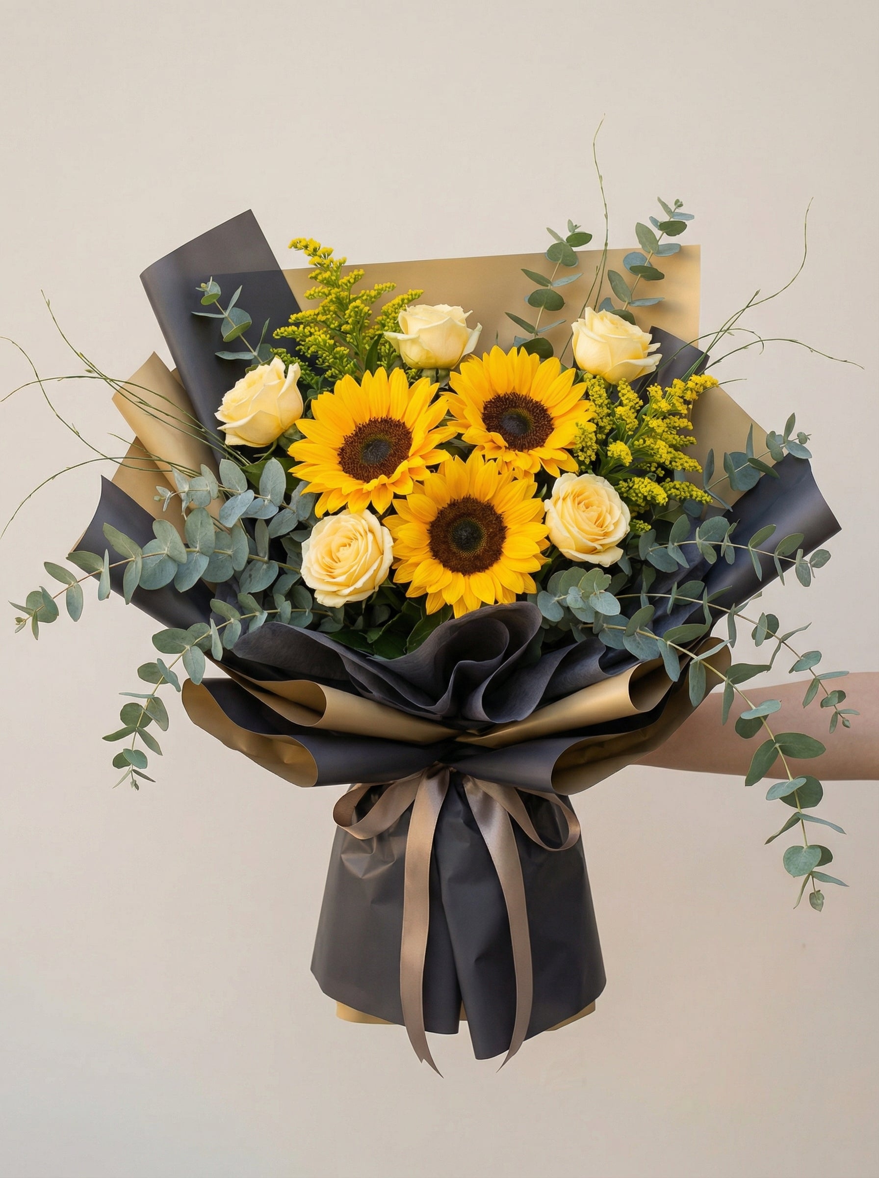 Grand Bold Sunflower Graduation Bouquet