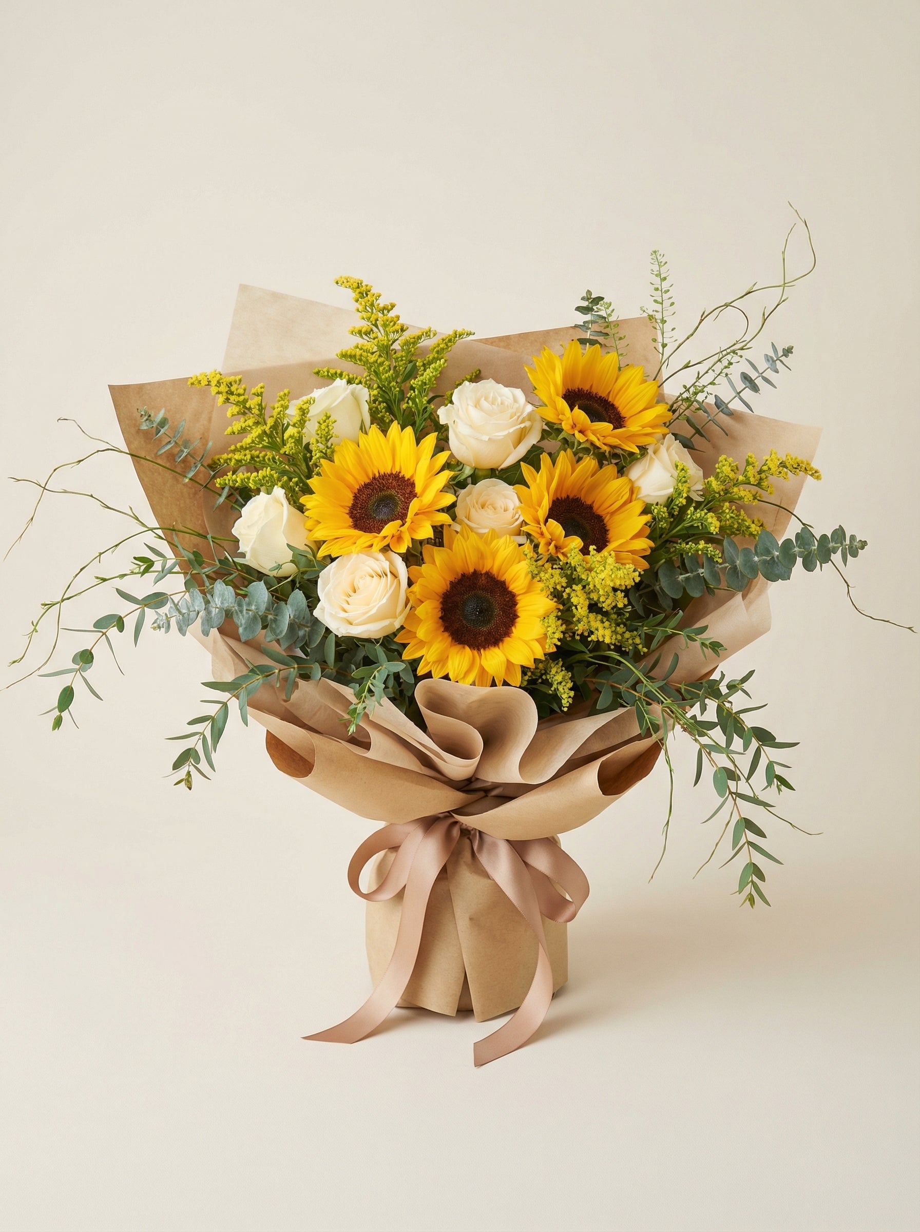 Full Cheerful Sunflower Bouquet