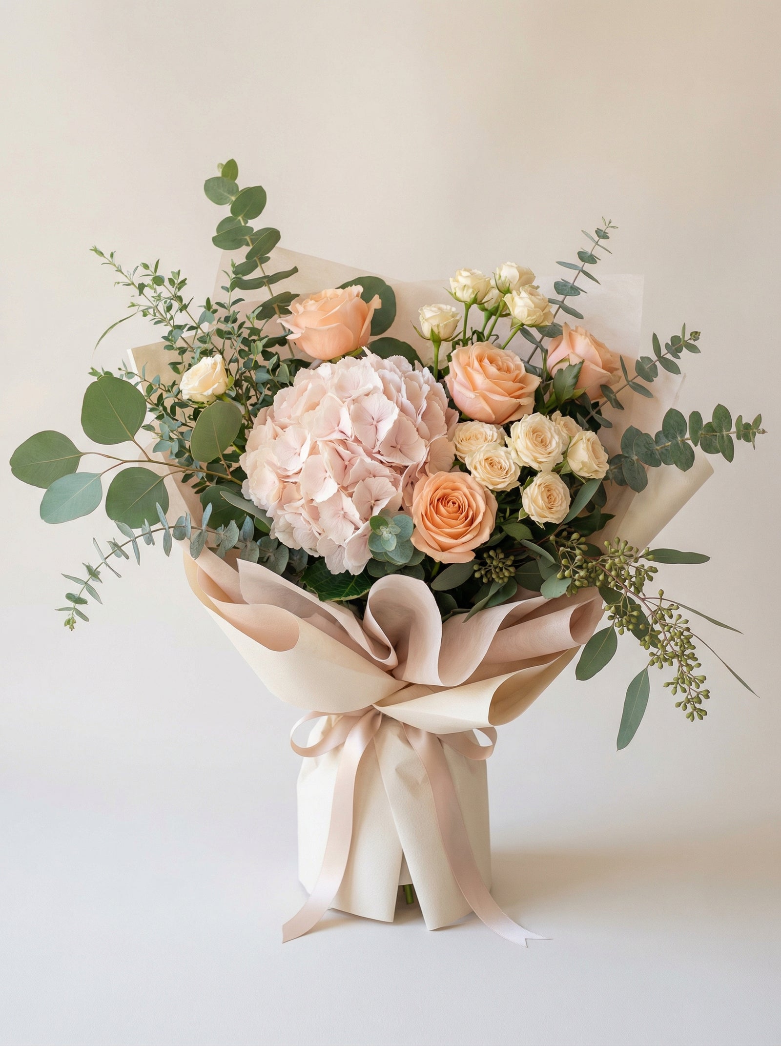 Luxe Garden Mixed Hydrangea Bouquet