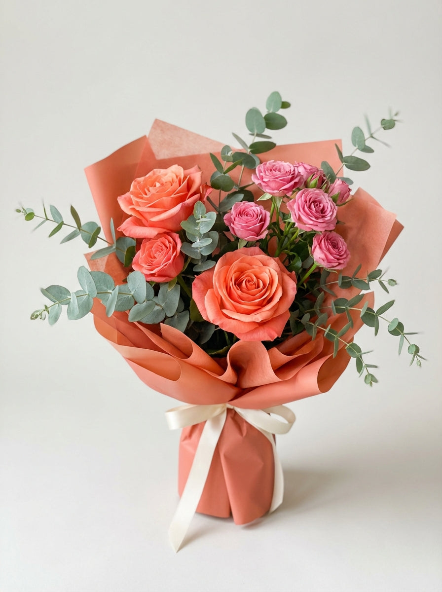 Petite Celebration Rose Birthday Bouquet