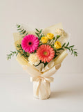 Petite Mixed Bright Gerbera Birthday Bouquet