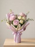 Easy Lilac Soft Rose Birthday Bouquet