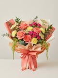 Luxe Mixed Bright Rose Birthday Bouquet