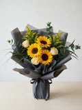 Full Bold Sunflower Graduation Bouquet