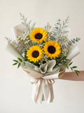 Grand Airy Sunflower Graduation Bouquet