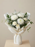 Easy Quiet Chrysanthemum Condolence Bouquet