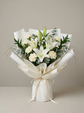 Classic Quiet Lily Condolence Bouquet
