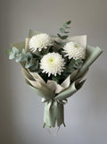Petite Minimal Chrysanthemum Condolence Bouquet