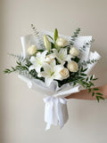 Classic Serene Lily Condolence Bouquet