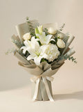 Grand Minimal Lily Condolence Bouquet