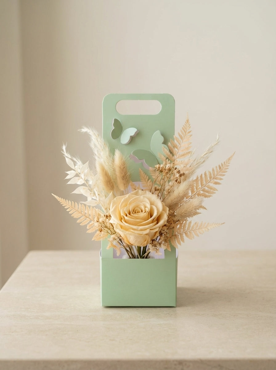 Petite Textured Preserved Rose Gift Box