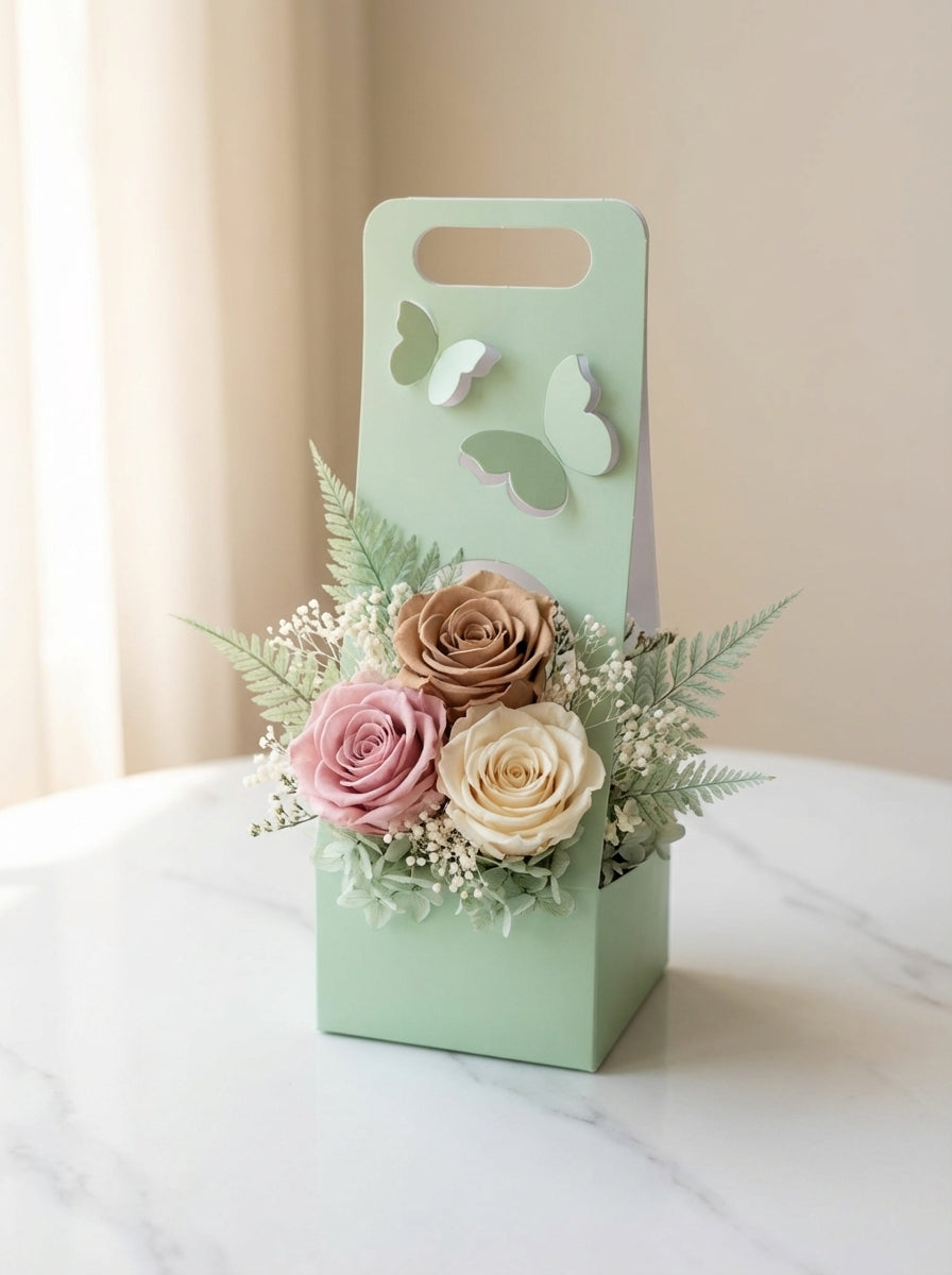 Easy Romantic Preserved Rose Keepsake Box