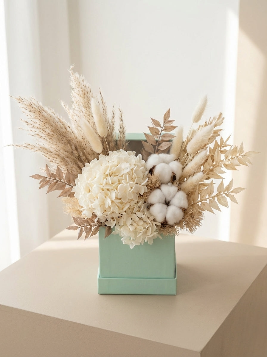 Classic Keepsake Preserved Hydrangea Keepsake Box