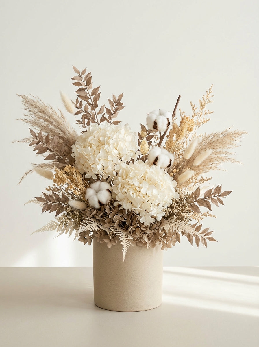 Grand Keepsake Preserved Hydrangea Display Piece