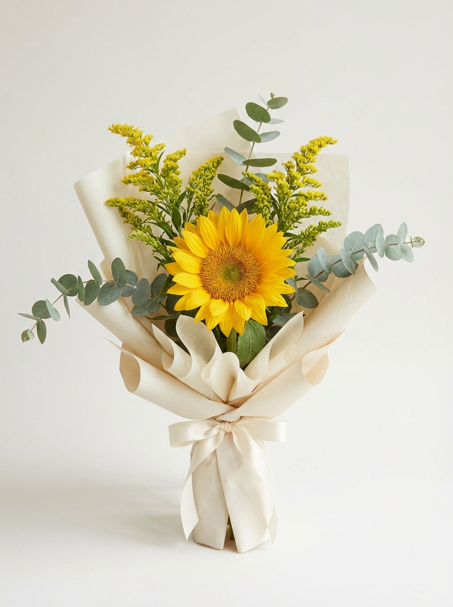 Petite Golden Sunflower Graduation Bouquet