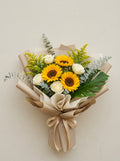 Luxe Golden Sunflower Graduation Bouquet