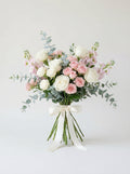 Blush & Ivory Ribboned Posy