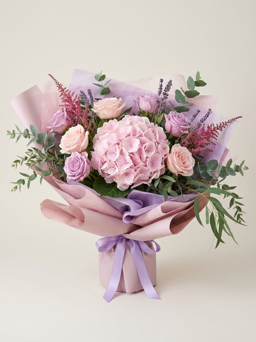 Pastel Hydrangea Mother's Day Flowers Singapore