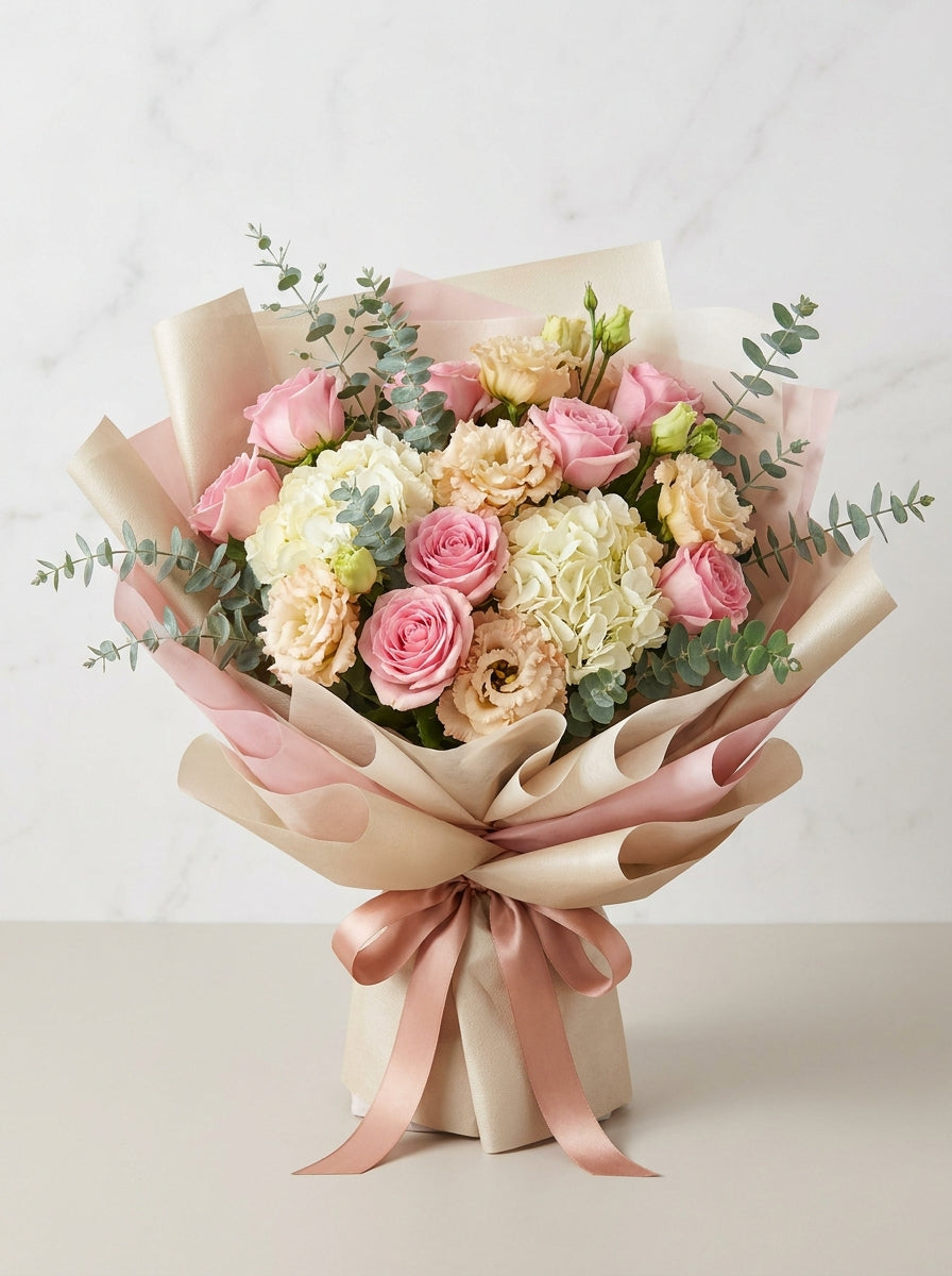 Luxe Rose & Hydrangea Mother's Day Bouquet