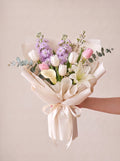 Pastel Lily & Lavender Romance