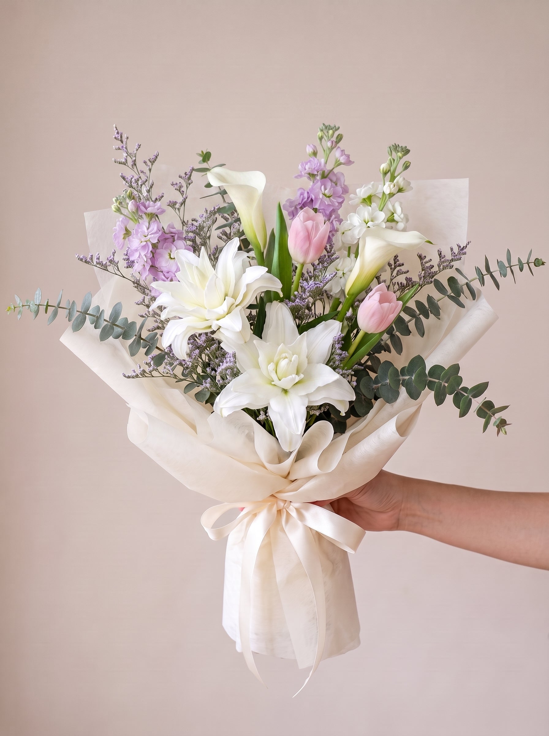 Lavender Mist & Calla Bouquet